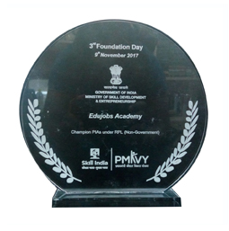 Award from Ministry of Skill Development & Entrepreneurship
